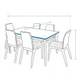 Square/Rectangle Dining Setting with Chairs Covers