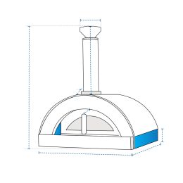 Outdoor Pizza Oven Covers - Design 4