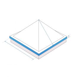 Custom Skylight Covers - Pyramid