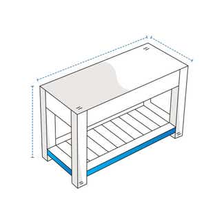 Stationary Console Table Custom Covers