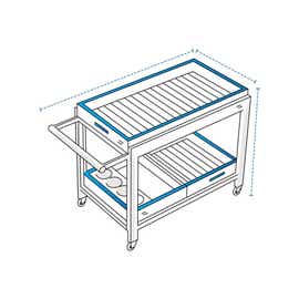 product photo of Outdoor Serving Cart Custom Covers