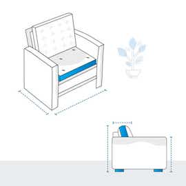 product photo of Modern Patio Lounge Chair Custom Covers