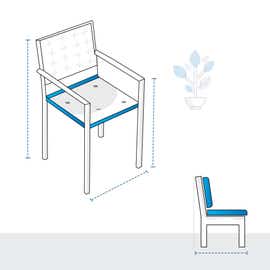 product photo of Stackable Outdoor Armchair Custom Covers