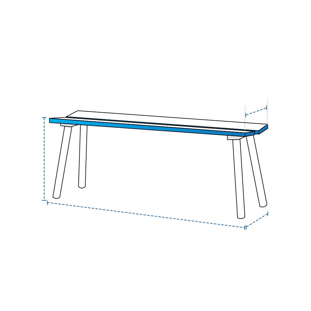 Nelson Platform Bench Custom Covers