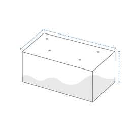 product photo of Rectangular Outdoor Custom Covers