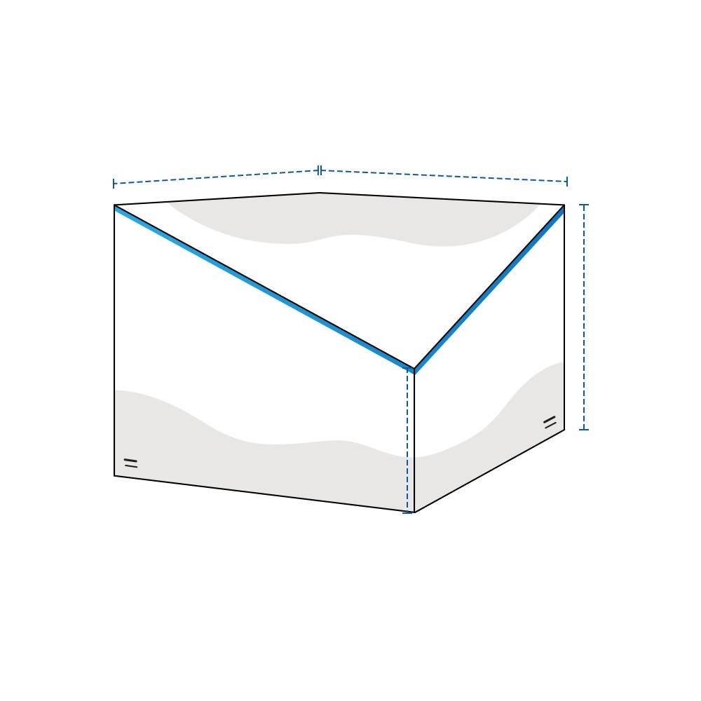 Slanted Square Outdoor Custom Covers