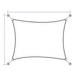 product photo of Custom Sun Shade Sail - Rectangle