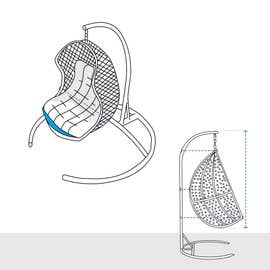 product photo of Hanging Basket Chair Custom Covers