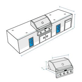 product photo of Outdoor Kitchen Island Covers