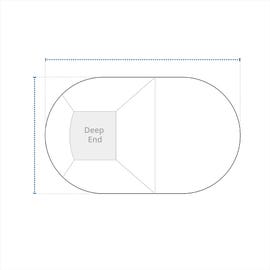 product photo of Leaf Net Pool Cover - Oval