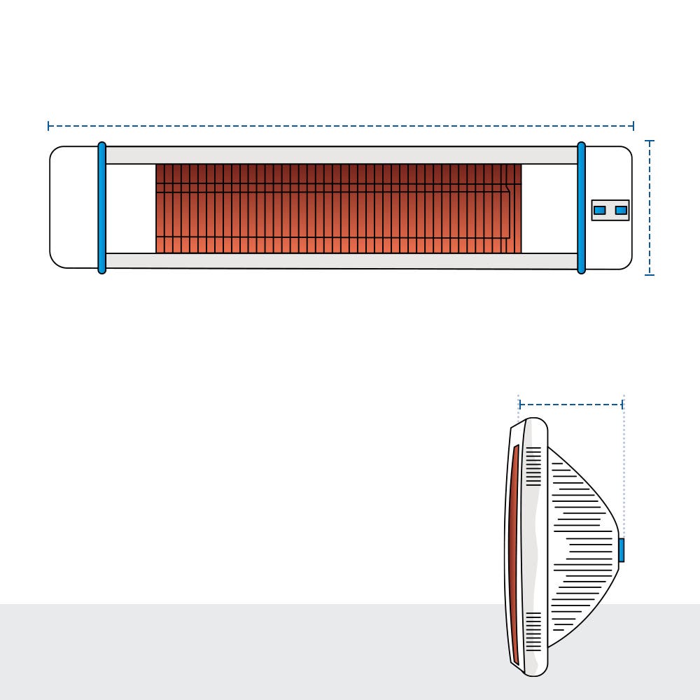 Electric Infrared Wall-Mounted Heater Custom Covers