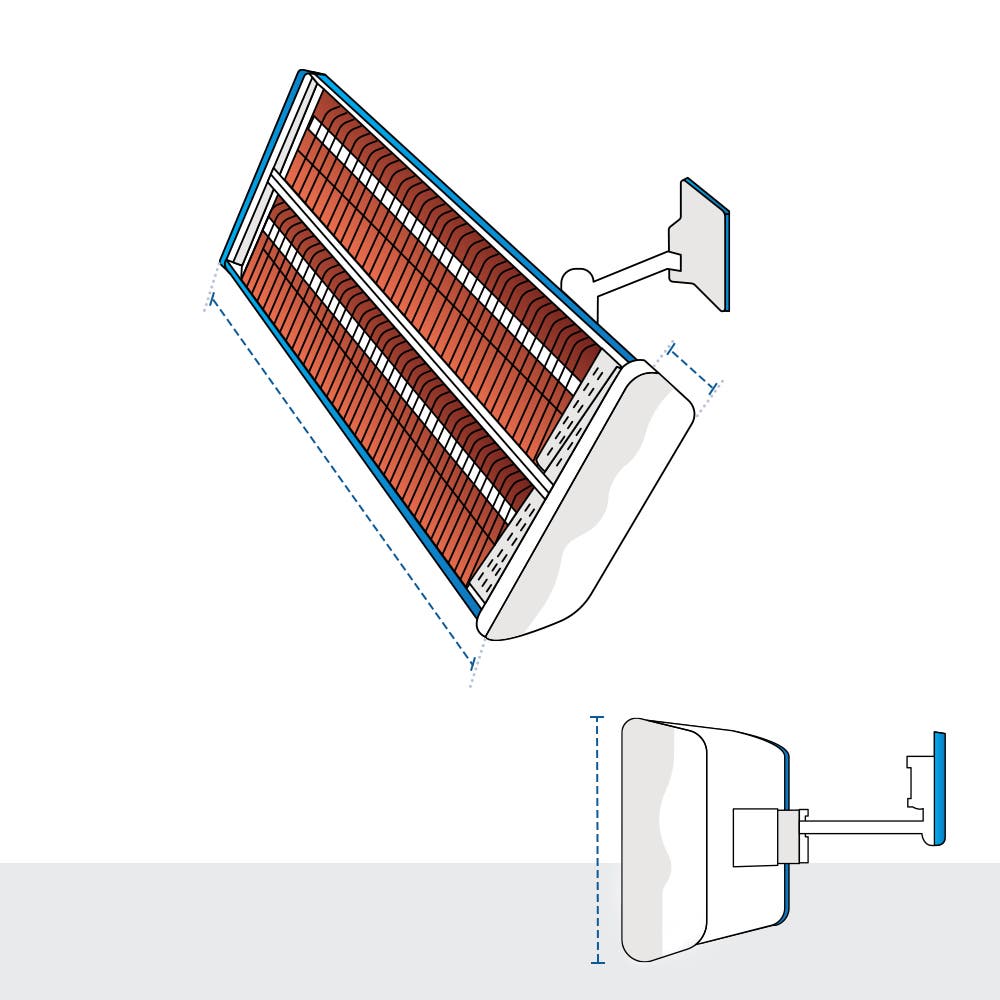 Wall-Mounted Infrared Heater Custom Covers