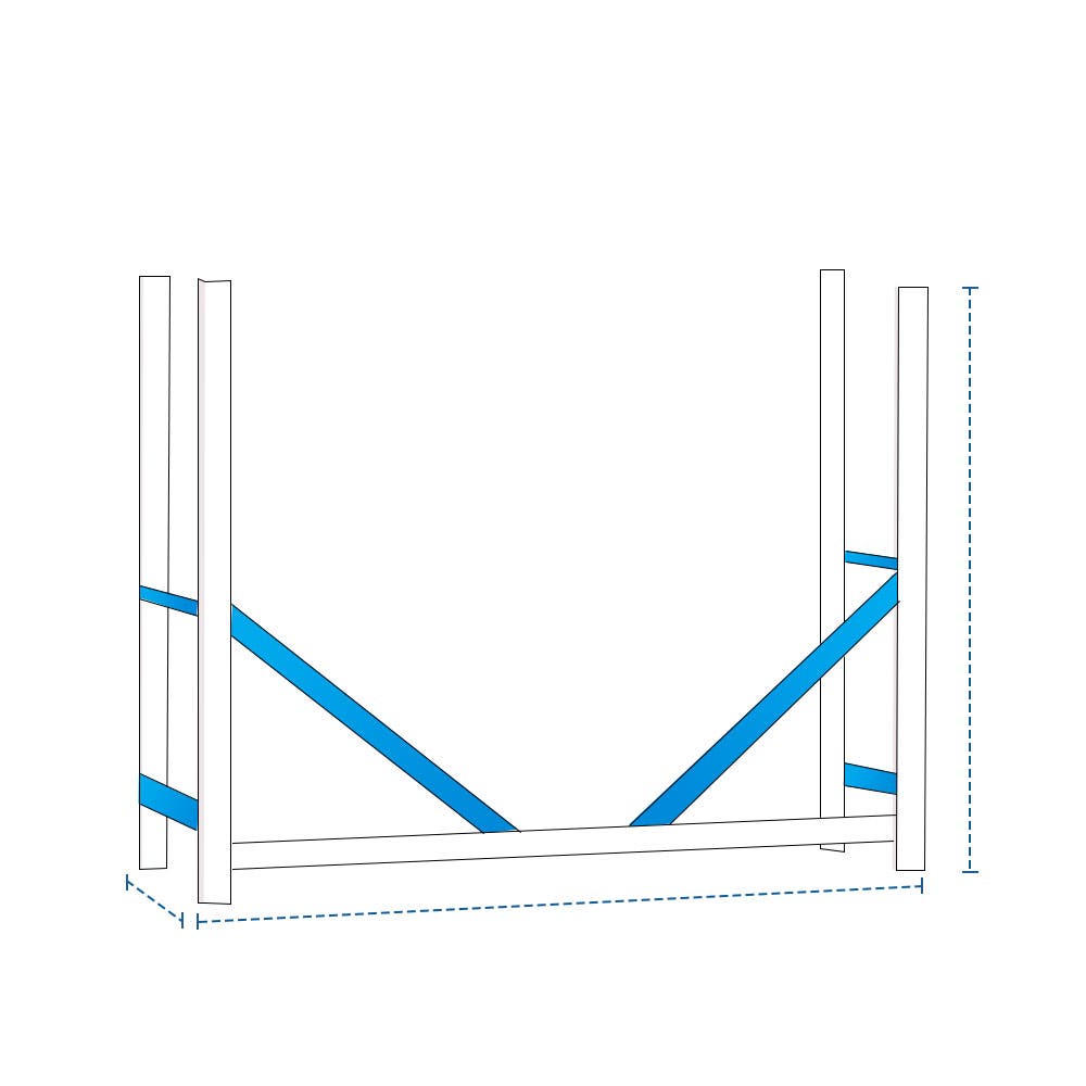 Rectangle Firewood Rack Cover