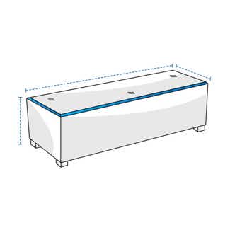 Custom Rectangle Ottoman Covers