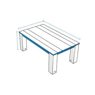 Rectangle Table Custom Covers