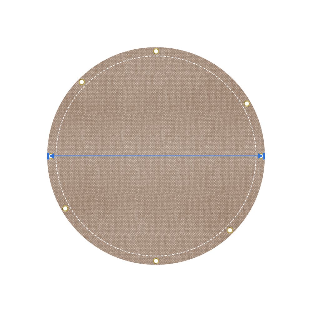 Round Canvas Tarps