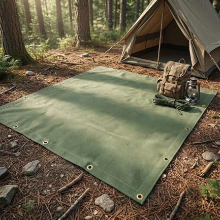 Custom Heavy Duty Rectangular Canvas Tarps
