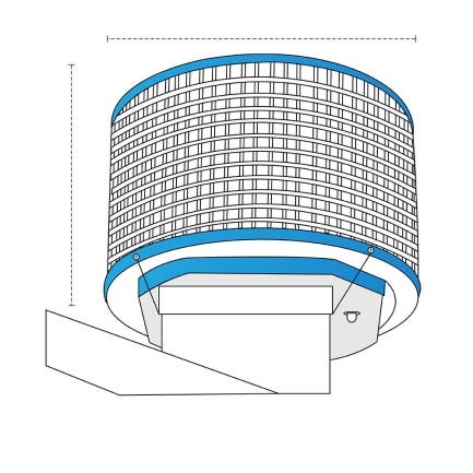 Custom Swamp Cooler Covers - Down Discharge - Round
