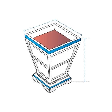 Tapered Square Fire Column Custom Covers