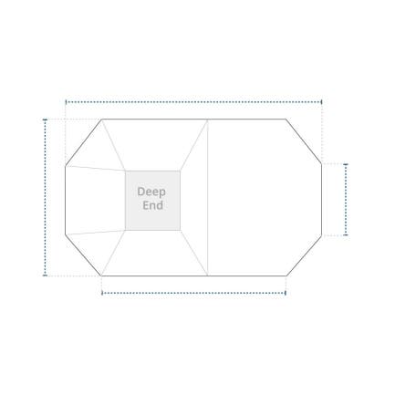 Leaf Net Pool Cover - Grecian