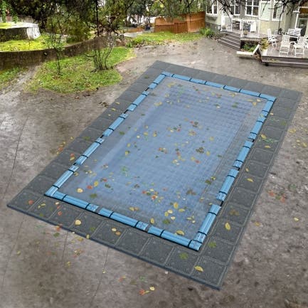 Leaf Net Pool Cover - Rectangle