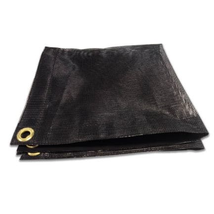 High Strength Mesh Tarp, 6oz, Size: 4.6m x 9.1m
