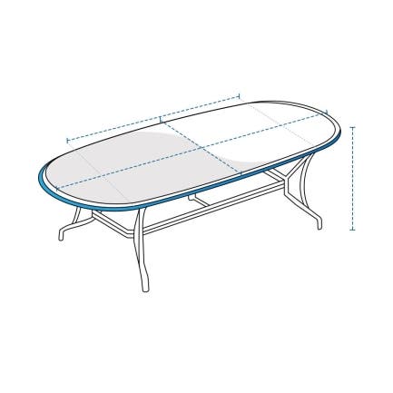 Oval Patio Dining Table Custom Covers