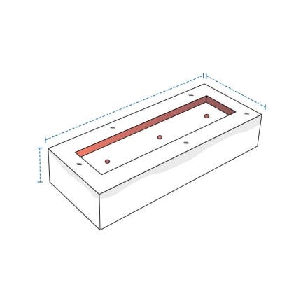 Rectangular Gas Fire Pit Custom Covers