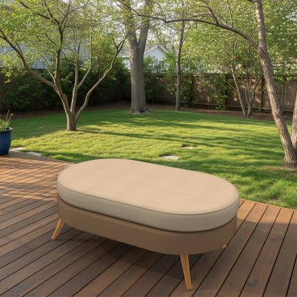 Sunbrella Oval Cushion Cover