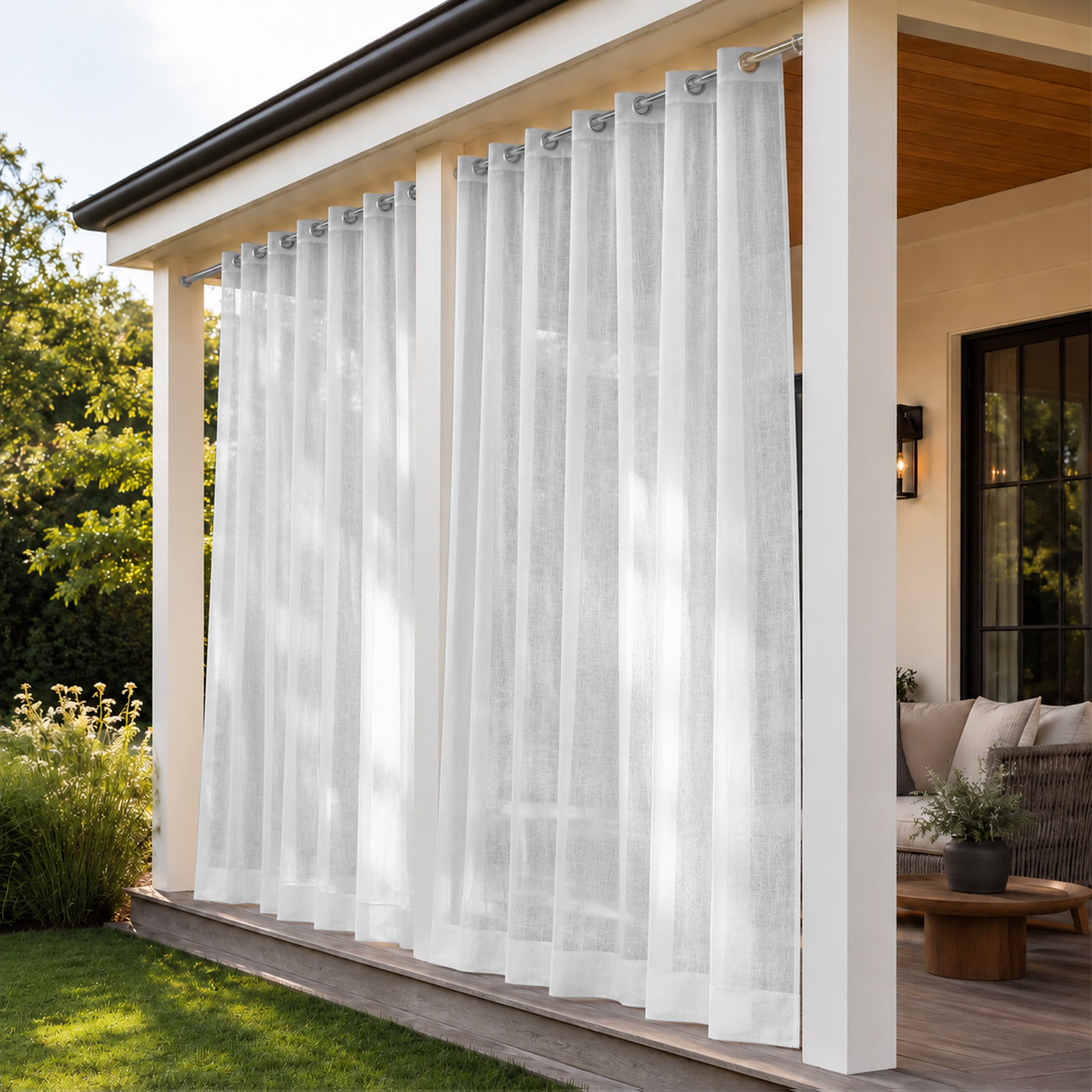 Sheer Outdoor Curtains - Product image