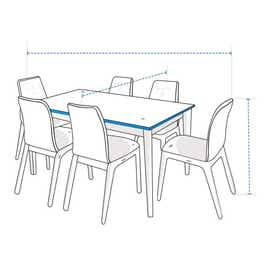 product photo of Custom Square/Rectangle Dining Setting with Chairs Covers