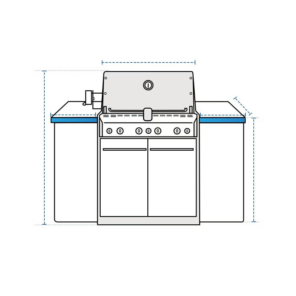 BBQ Cover for Weber Summit S-460 Built-In Gas BBQ
