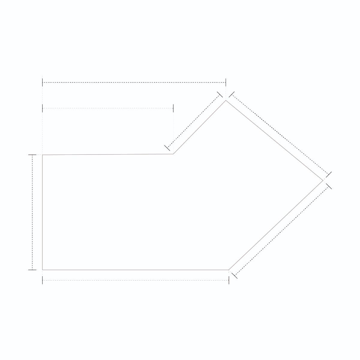 Lazy L-Shaped Pool Covers - Right
