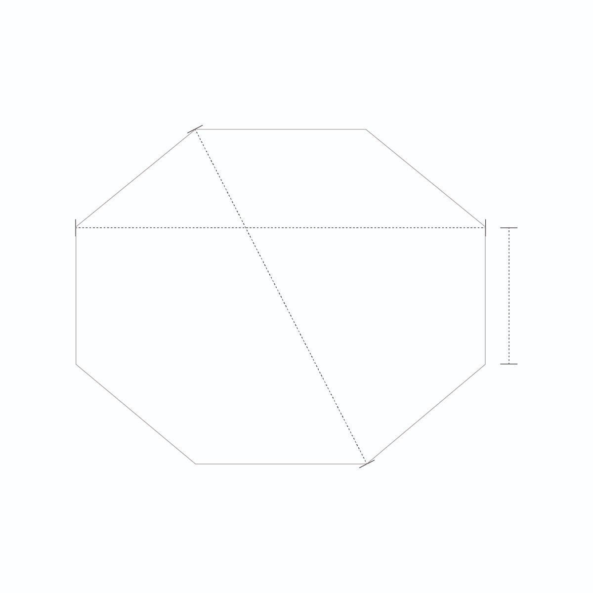 Octagon Pool Covers - No Steps