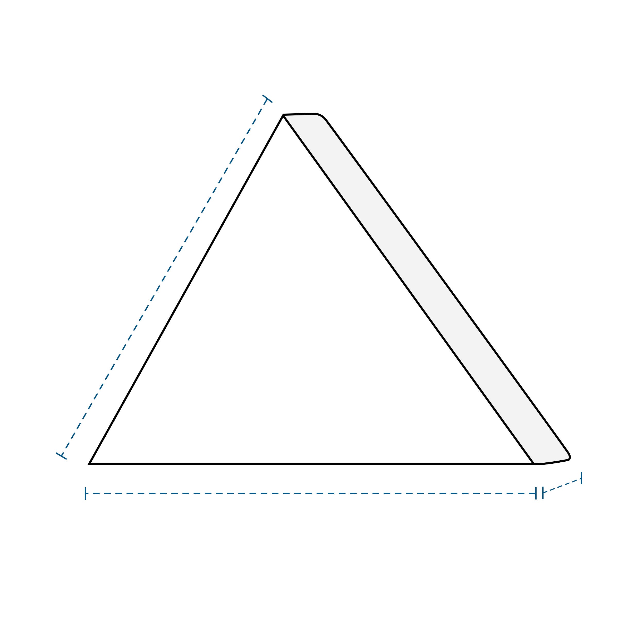 Triangle Tufted Cushion - Product image